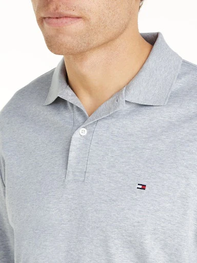 Polo's lange mouw grijs Tommy Hilfiger - Image 4