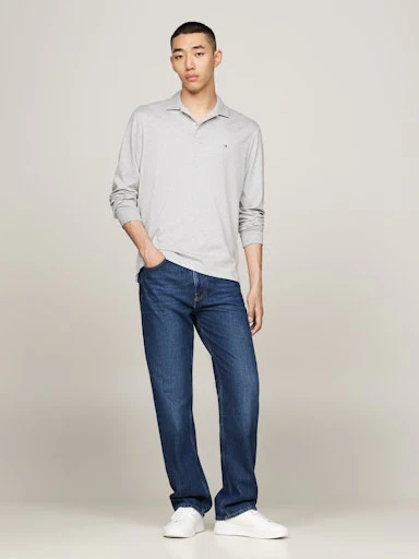 Polo's lange mouw grijs Tommy Hilfiger - Image 5
