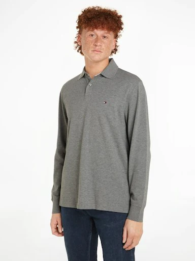 Polo's lange mouw grijs Tommy Hilfiger - Image 11