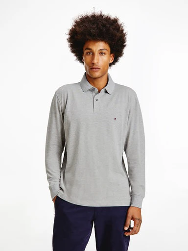 Polo's lange mouw grijs Tommy Hilfiger - Image 12
