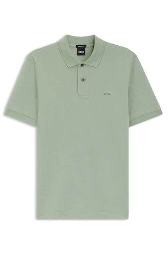 Polo's korte mouw groen Boss Men Black