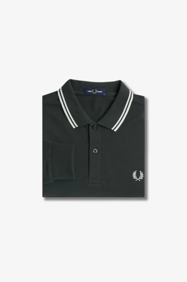 Polo's lange mouw groen Fred Perry - Image 2