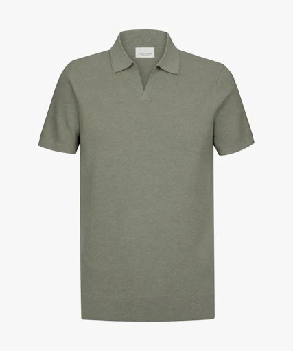 Polo's lange mouw groen Profuomo