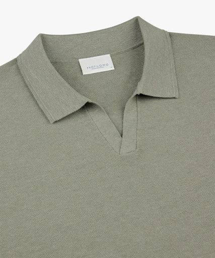 Polo's lange mouw groen Profuomo - Image 2