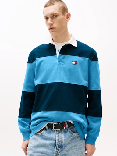 Polo's lange mouw multicolor Tommy Jeans