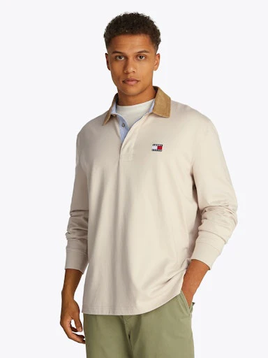 Polo's lange mouw multicolor Tommy Jeans