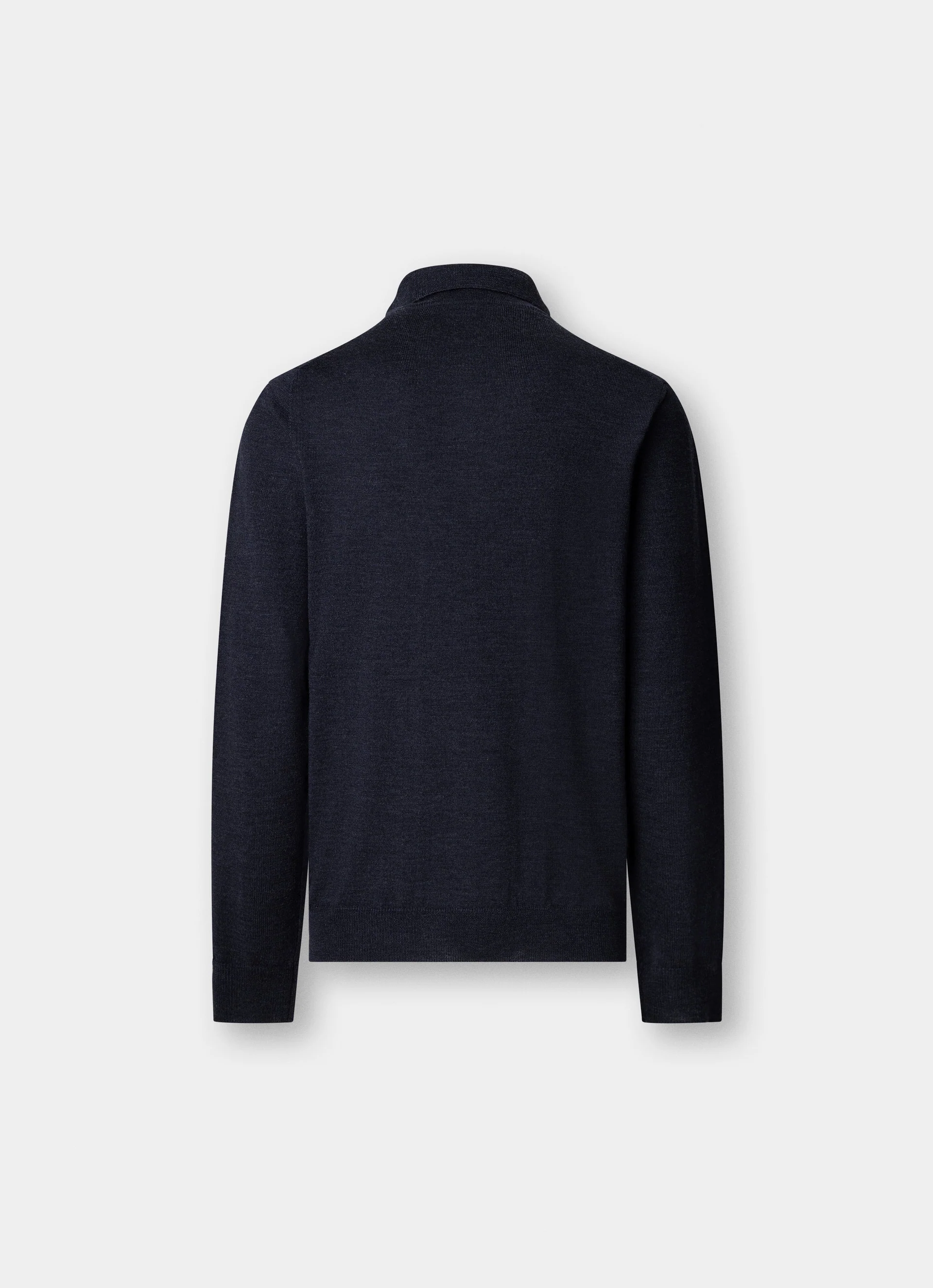 Polo's lange mouw navy Façonnable - Image 2
