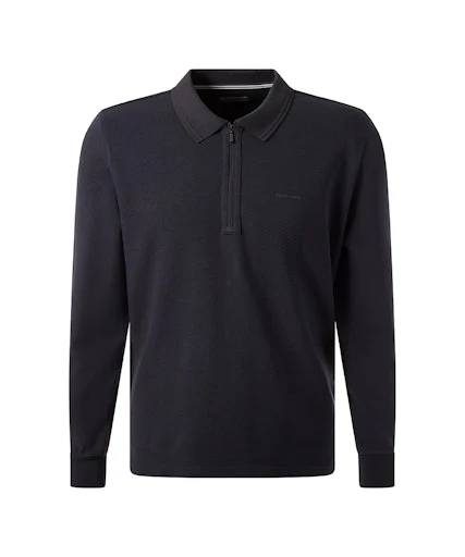 Polo's lange mouw navy Pierre Cardin