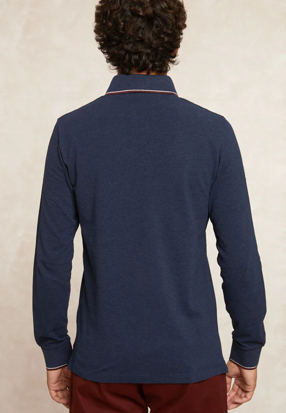 Polo's lange mouw navy River Woods - Image 2