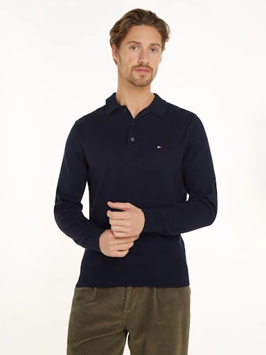 Polo's lange mouw navy Tommy Hilfiger - Image 2