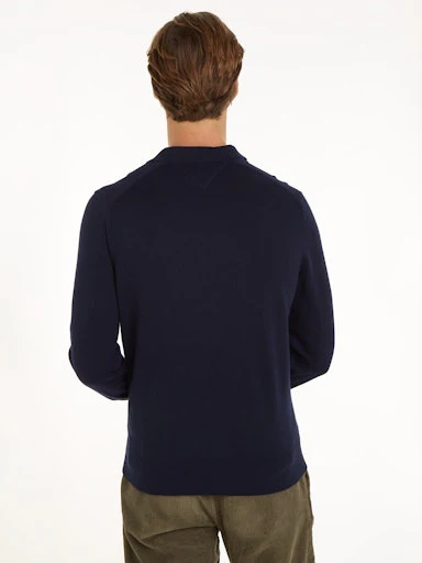 Polo's lange mouw navy Tommy Hilfiger - Image 3