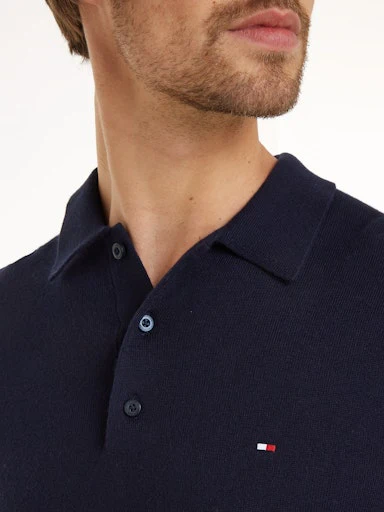Polo's lange mouw navy Tommy Hilfiger - Image 4