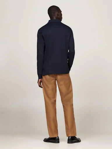 Polo's lange mouw navy Tommy Hilfiger - Image 2