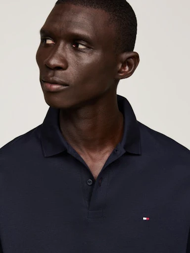 Polo's lange mouw navy Tommy Hilfiger - Image 3