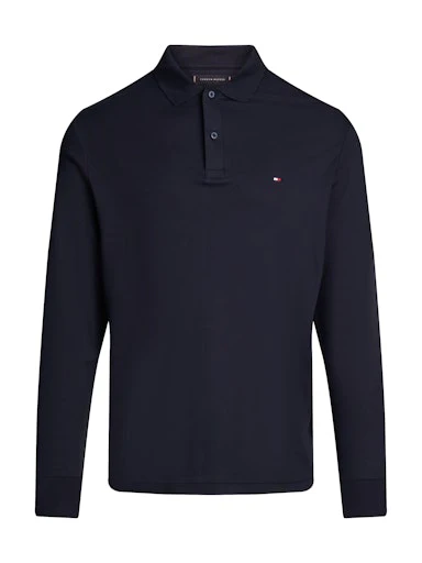 Polo's lange mouw navy Tommy Hilfiger - Image 4