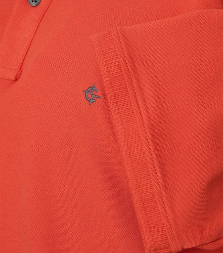 Polo's lange mouw oranje Casa Moda - Image 2