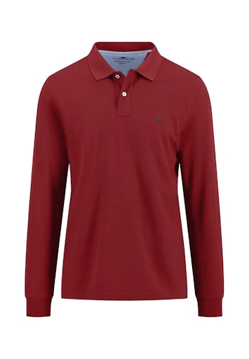 Polo's lange mouw rood Fynch-Hatton