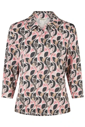 Polo's lange mouw roze Barbara Lebek