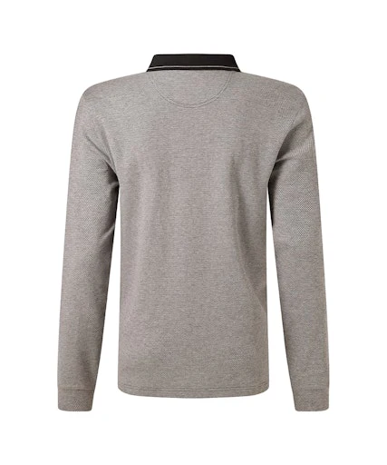 Polo's lange mouw zwart Pierre Cardin - Image 2