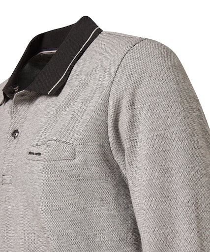 Polo's lange mouw zwart Pierre Cardin - Image 4