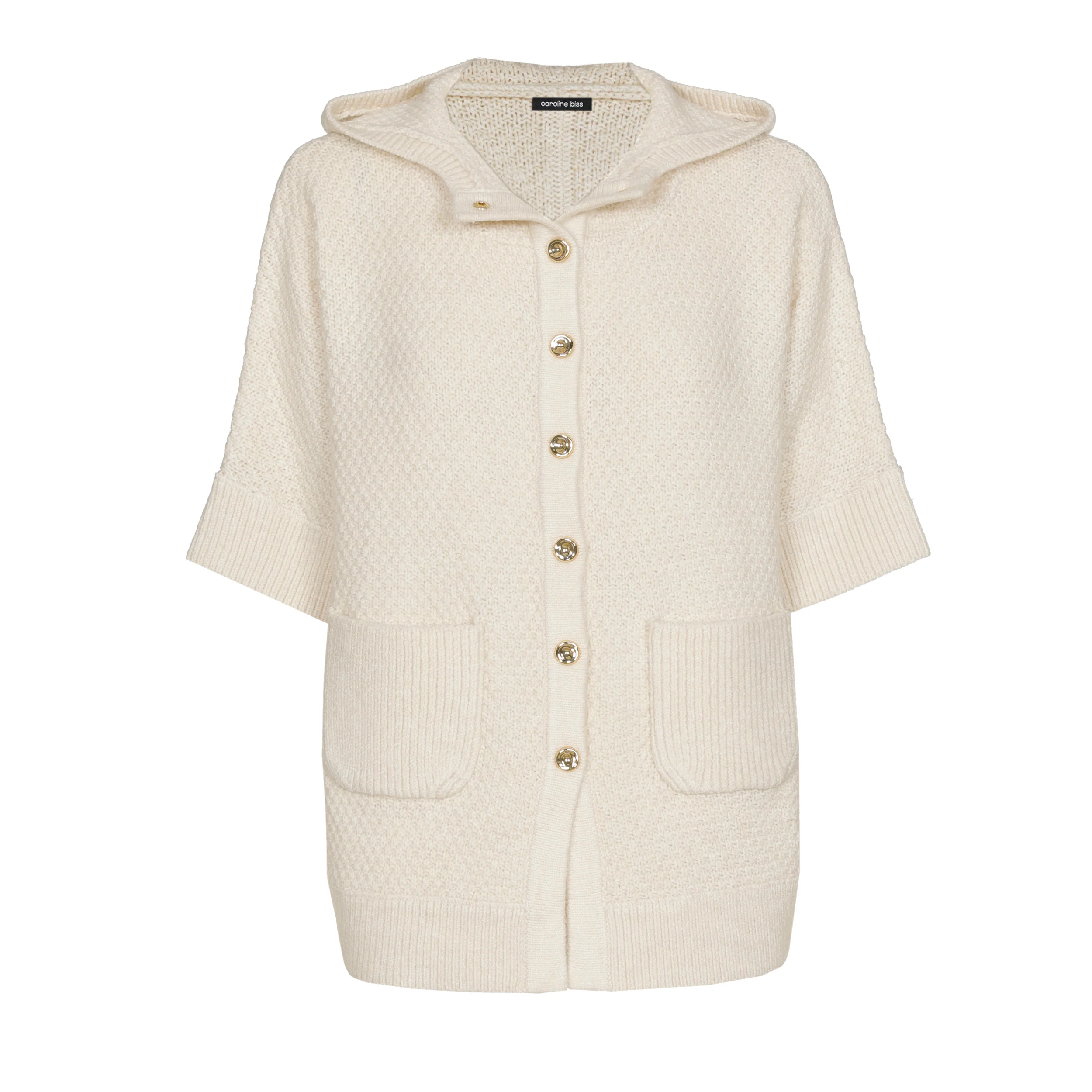 Poncho's beige Caroline Biss