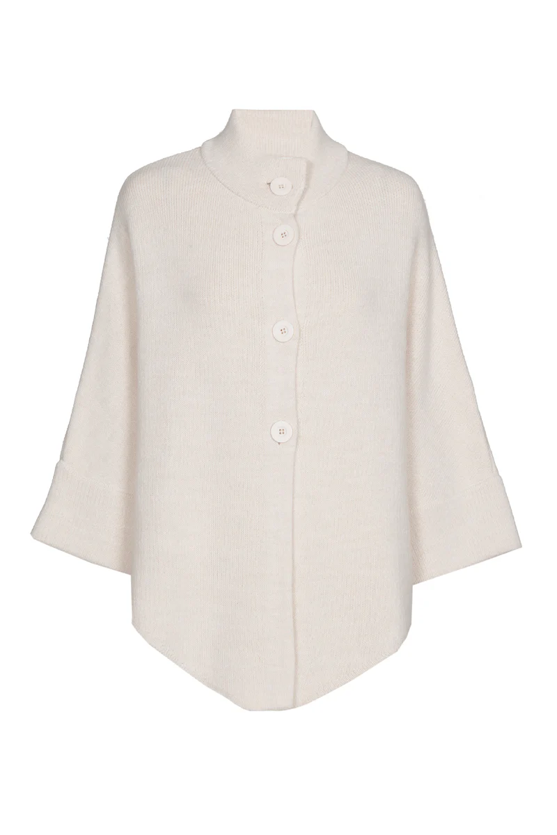 Poncho's beige Marie Méro - Image 3