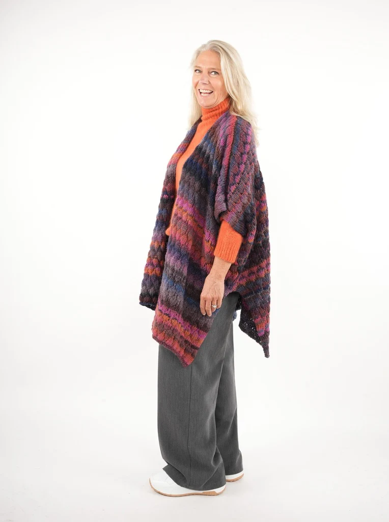 Poncho's paars BLACK ROSE