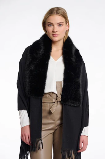 Poncho's zwart Rino&Pelle