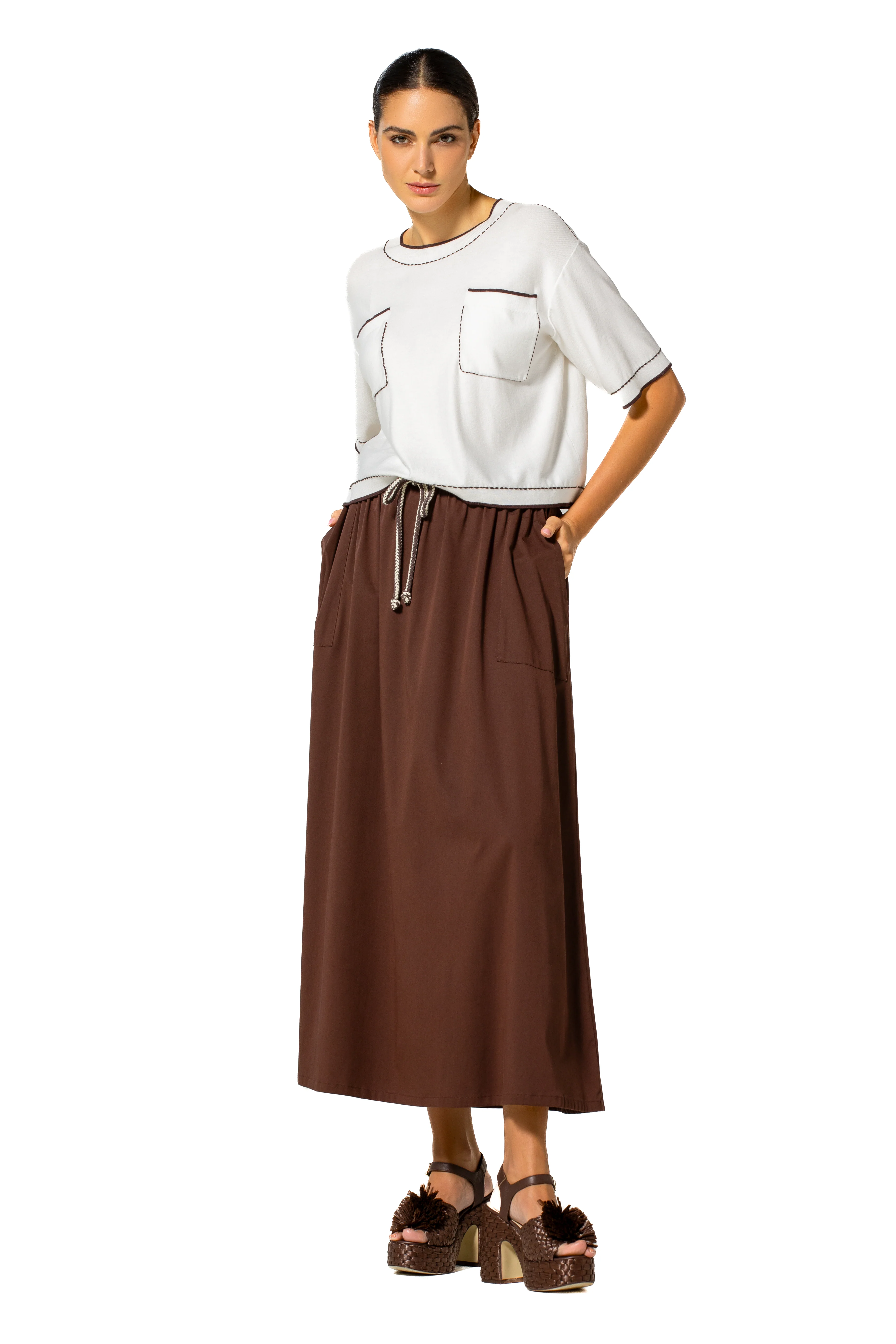 Pulls beige Caroline Biss - Image 3