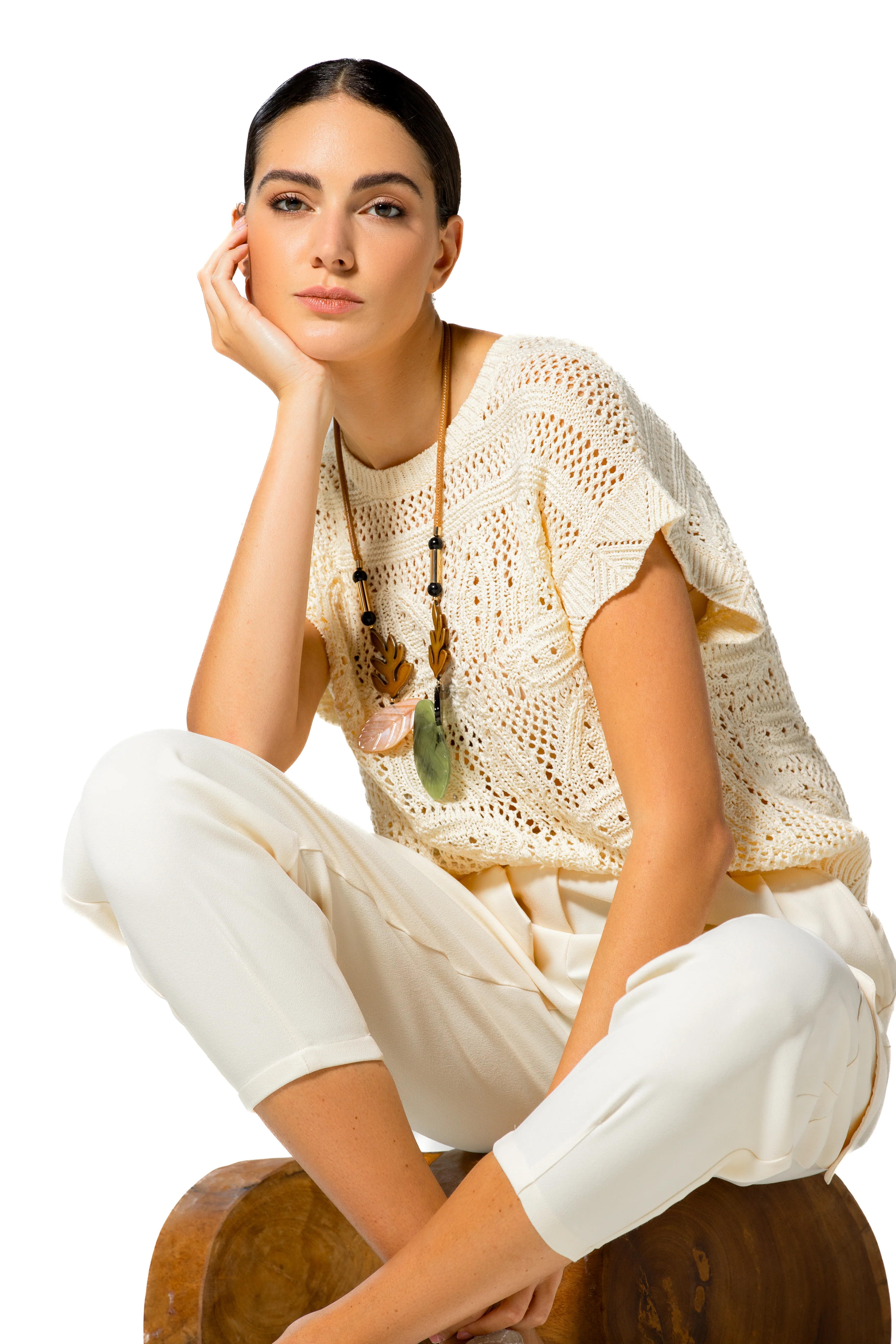 Pulls beige Caroline Biss - Image 6