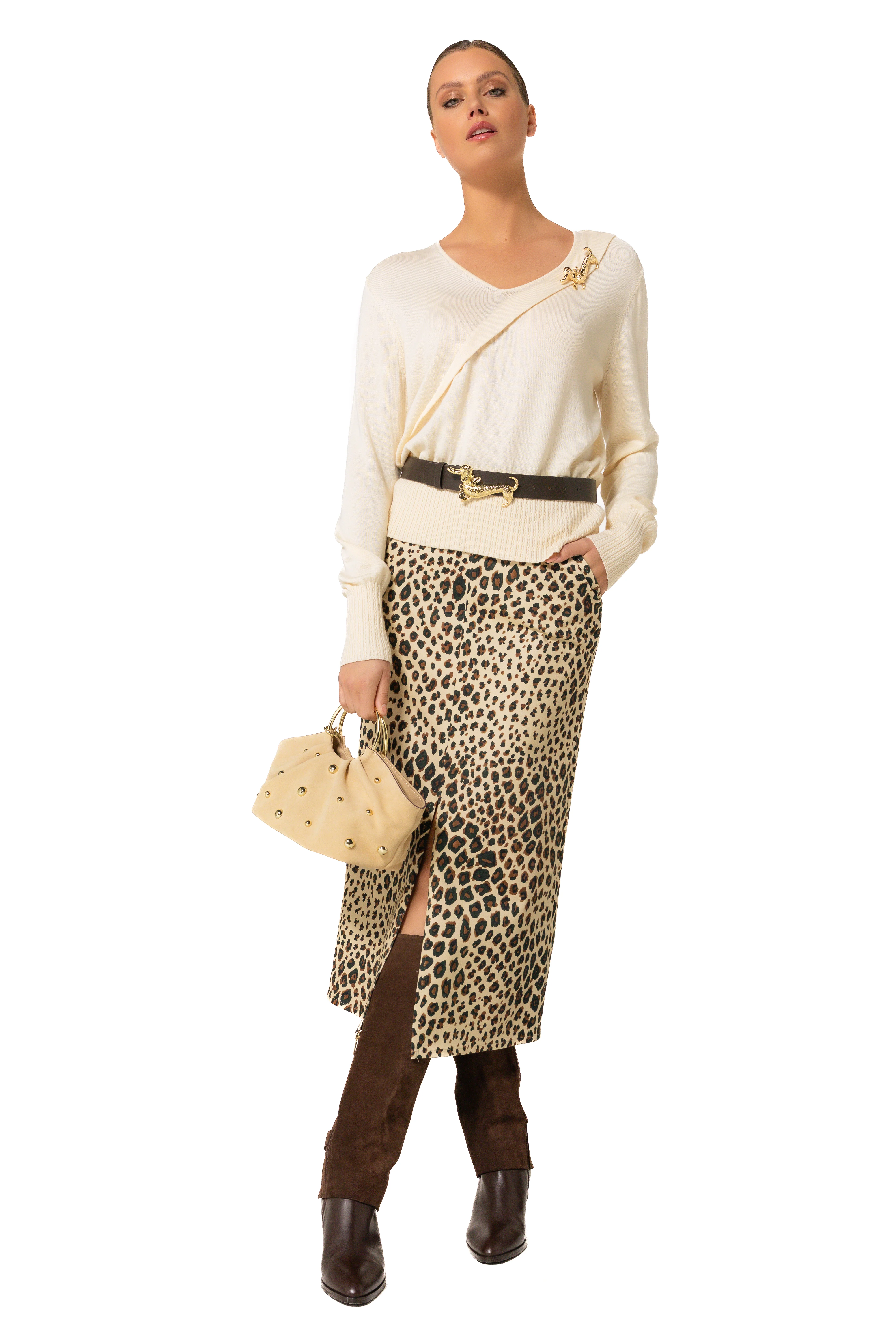 Pulls beige Caroline Biss - Image 2