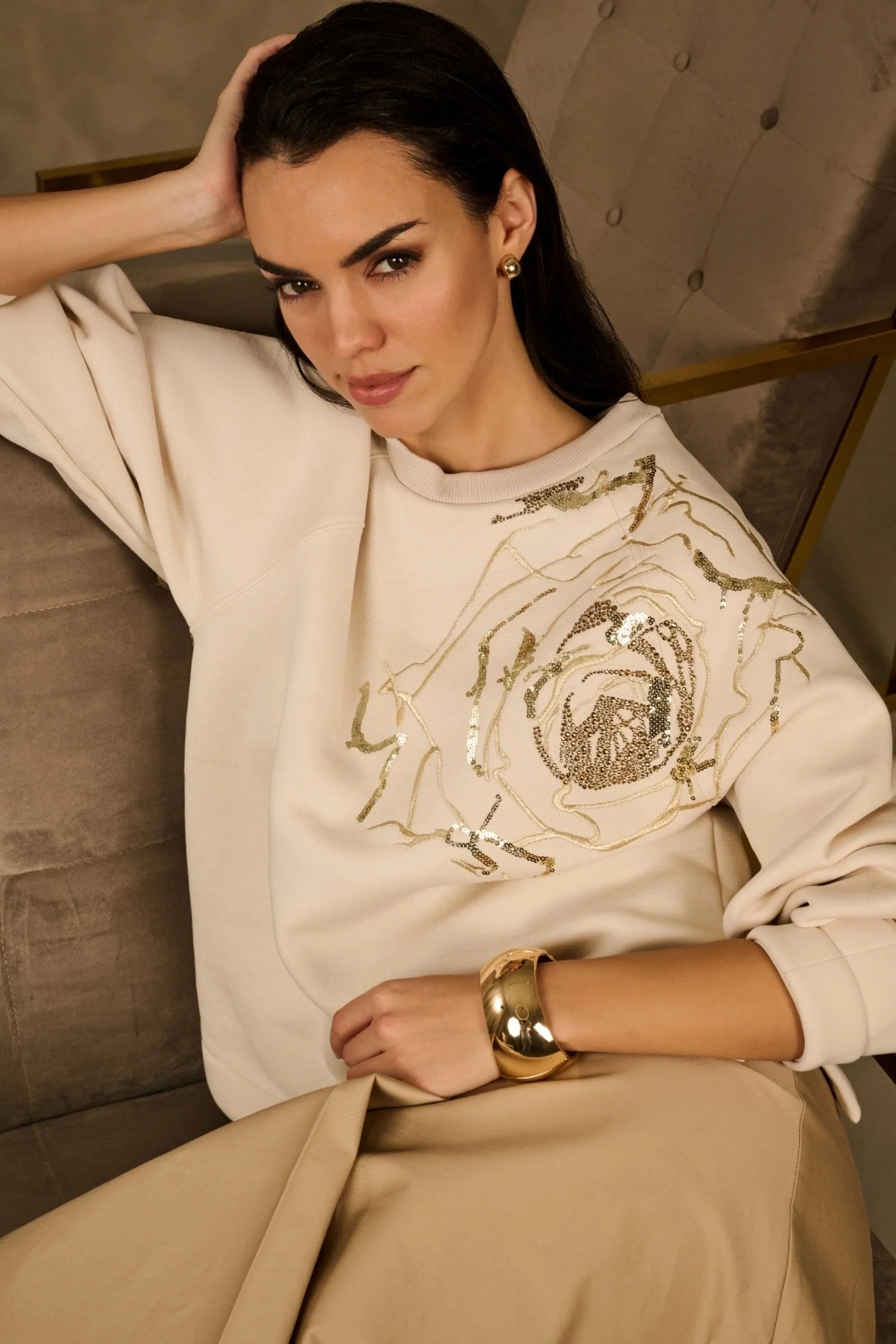 Pulls beige Due Amanti