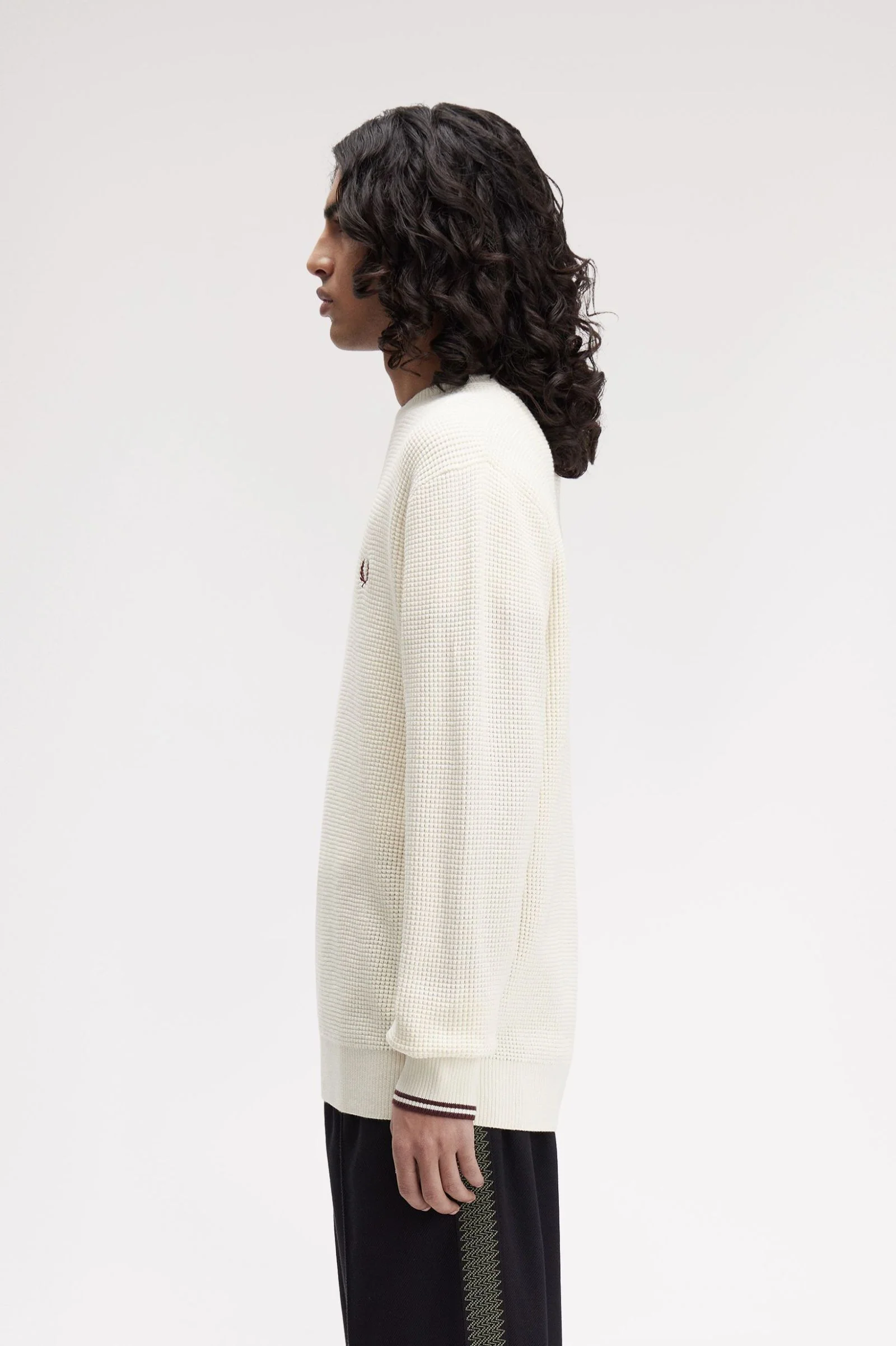 Pulls beige Fred Perry - Image 4