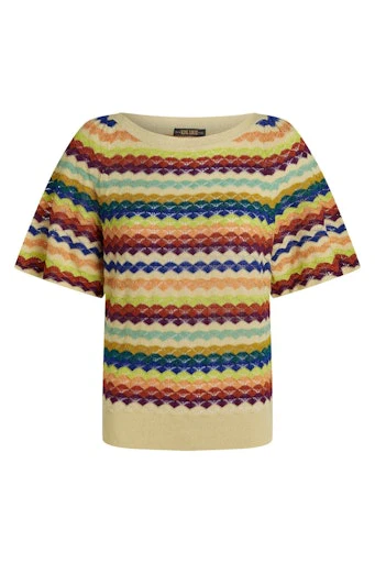 T-shirts korte mouw beige King Louie - Image 2