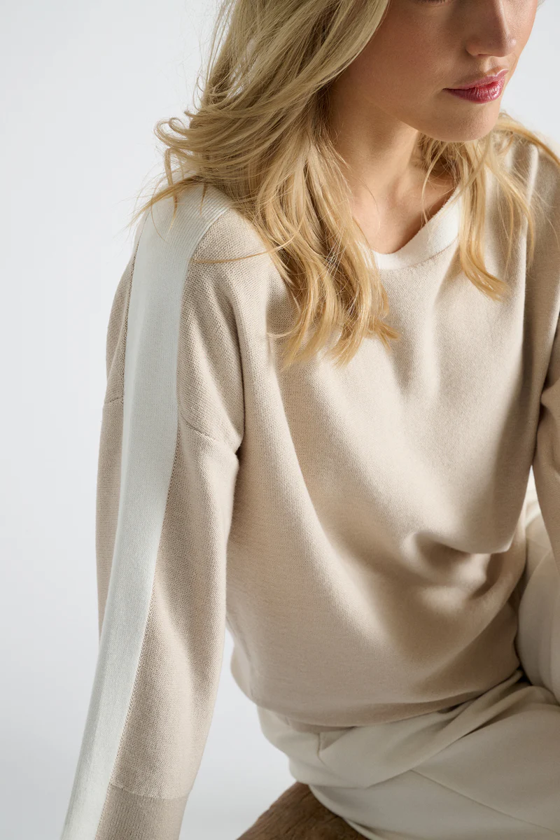 Pulls beige Marie Méro - Image 3
