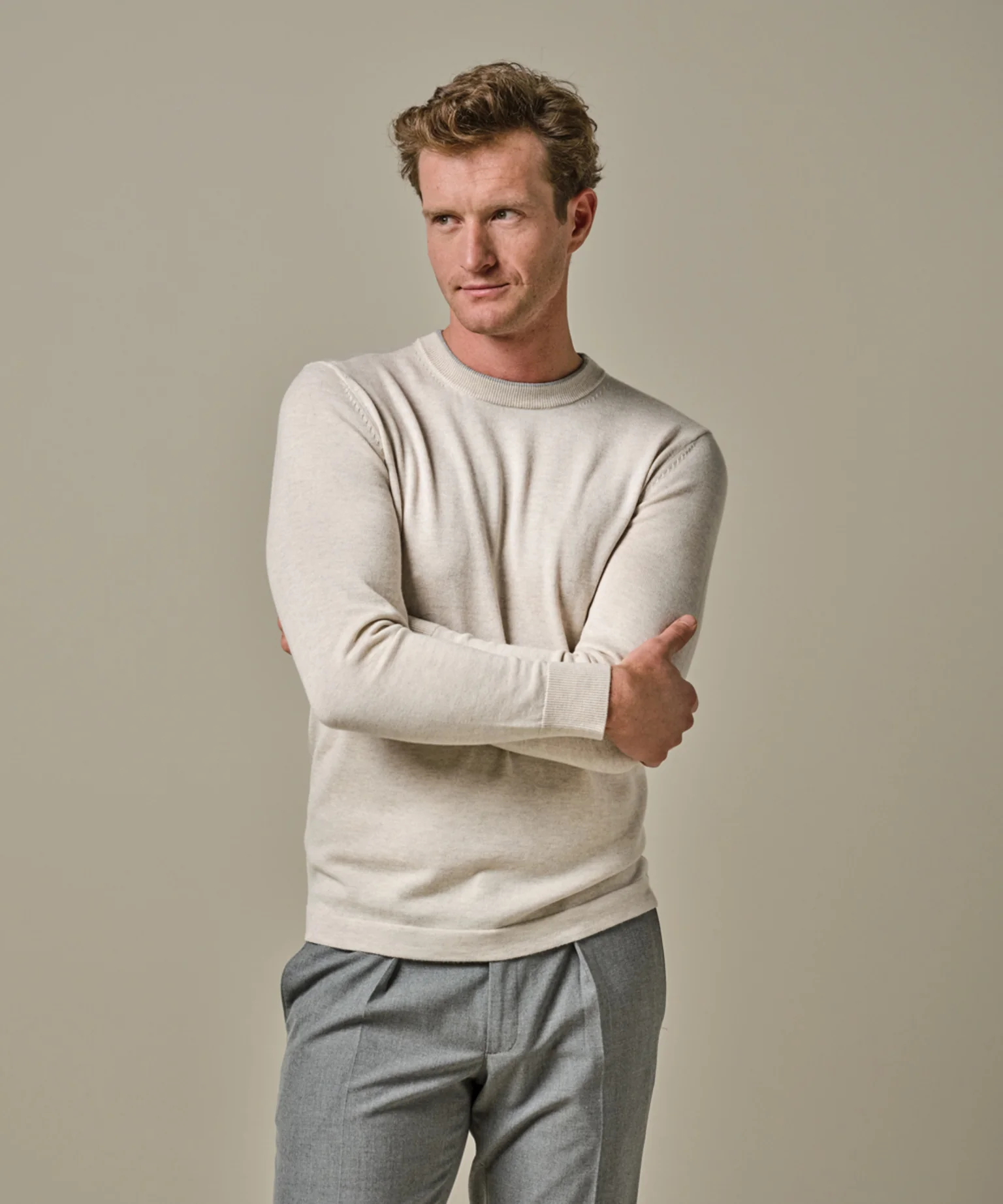 Pulls beige Profuomo