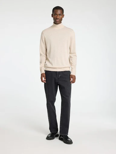 Pulls beige Selected HOMME - Image 4