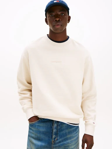Pulls beige Tommy Jeans