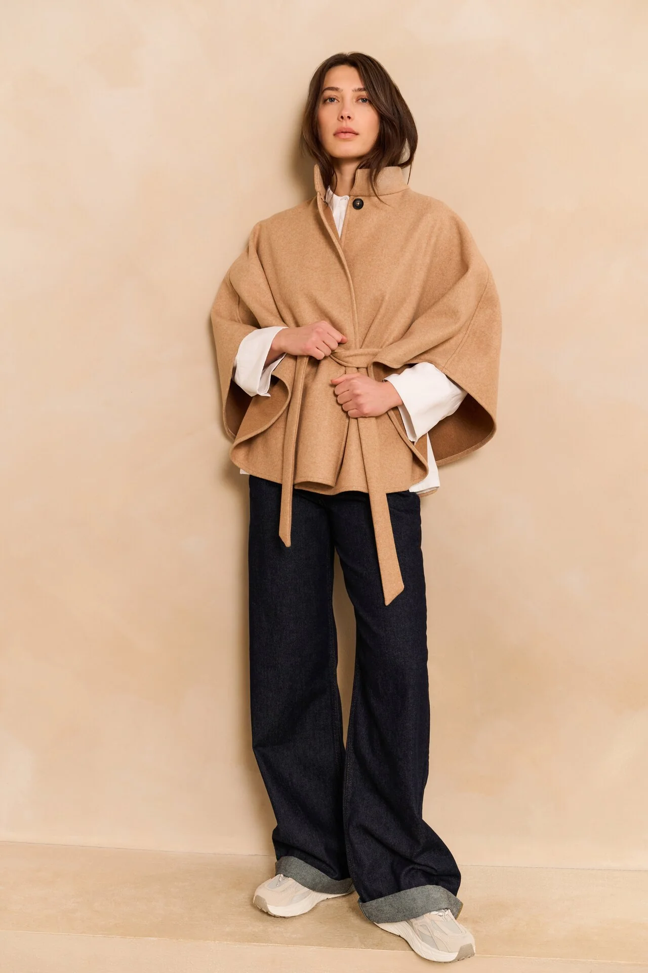 Poncho's beige YAYA