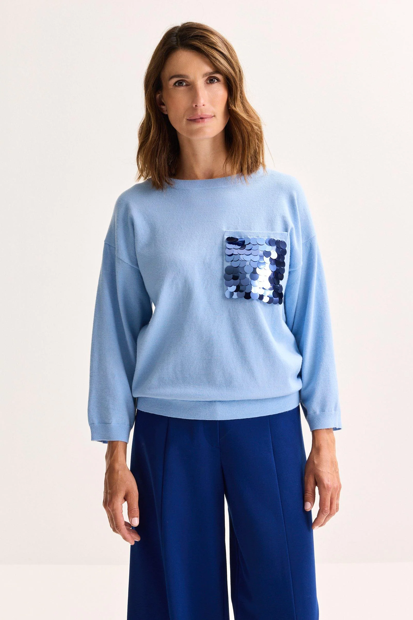 Pulls blauw Améline