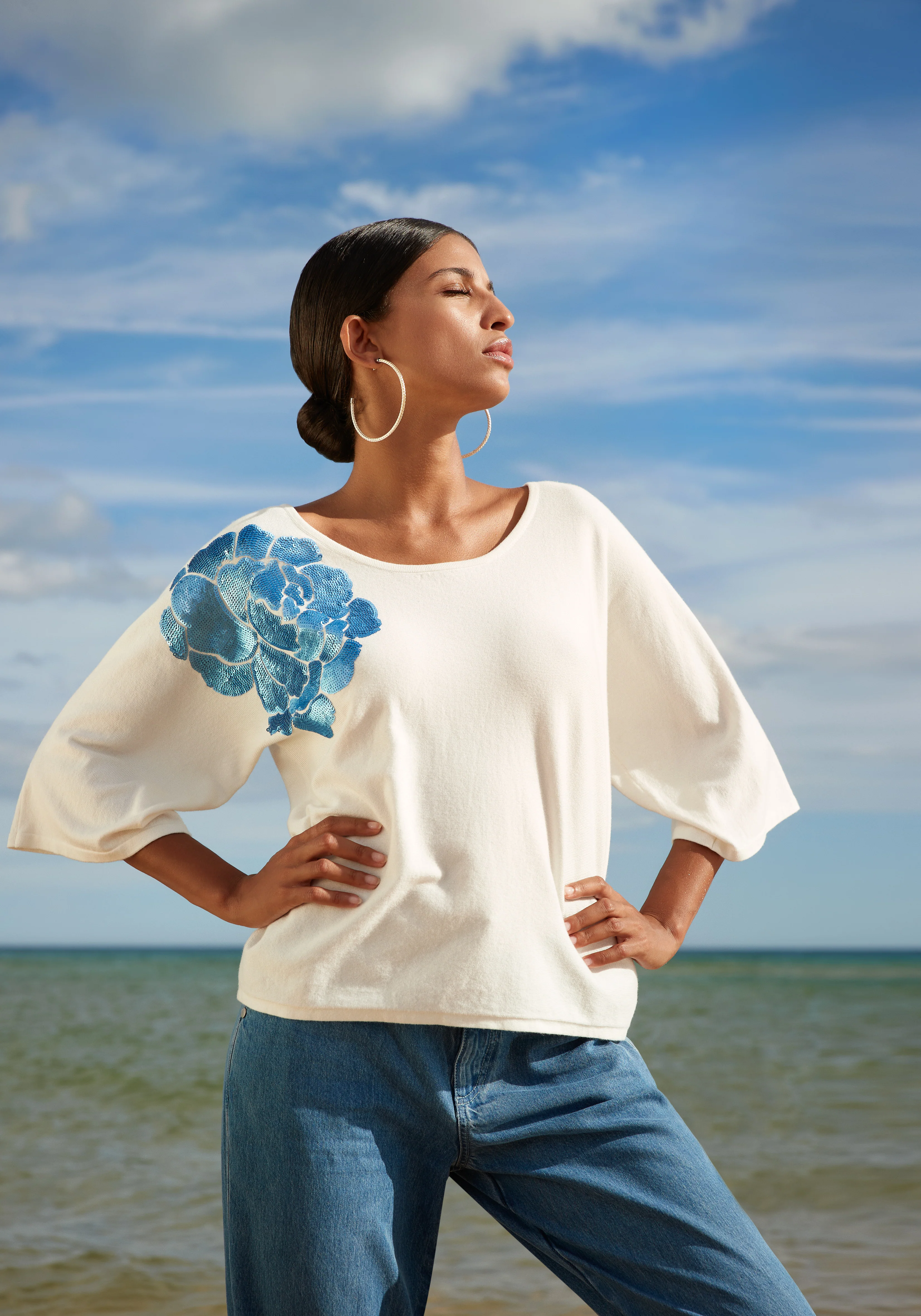 Pulls blauw Atmos