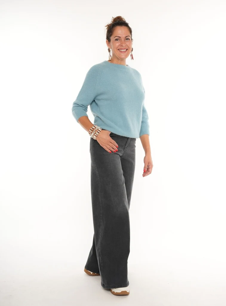 Pulls blauw BLACK ROSE