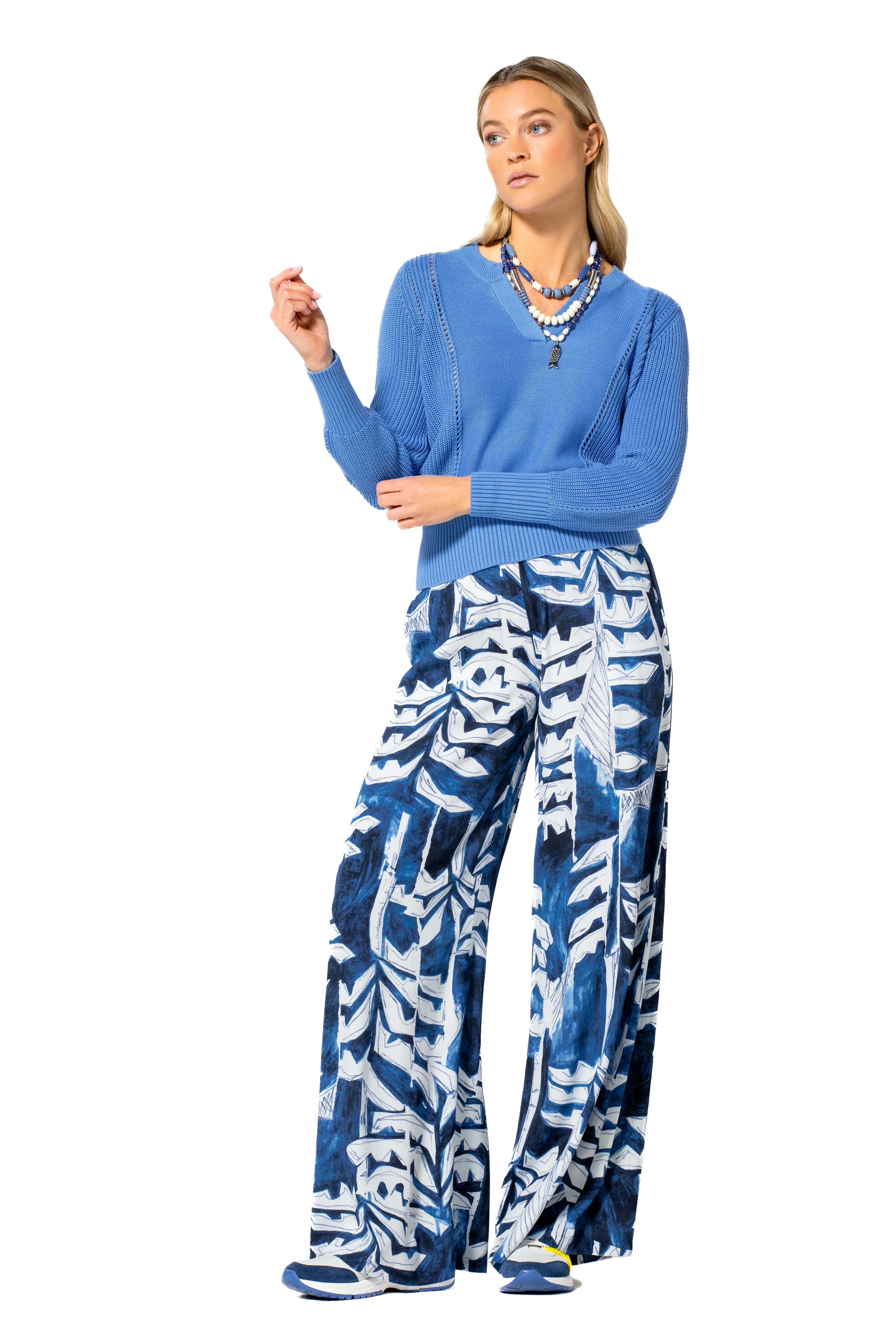 Pulls blauw Caroline Biss - Image 4