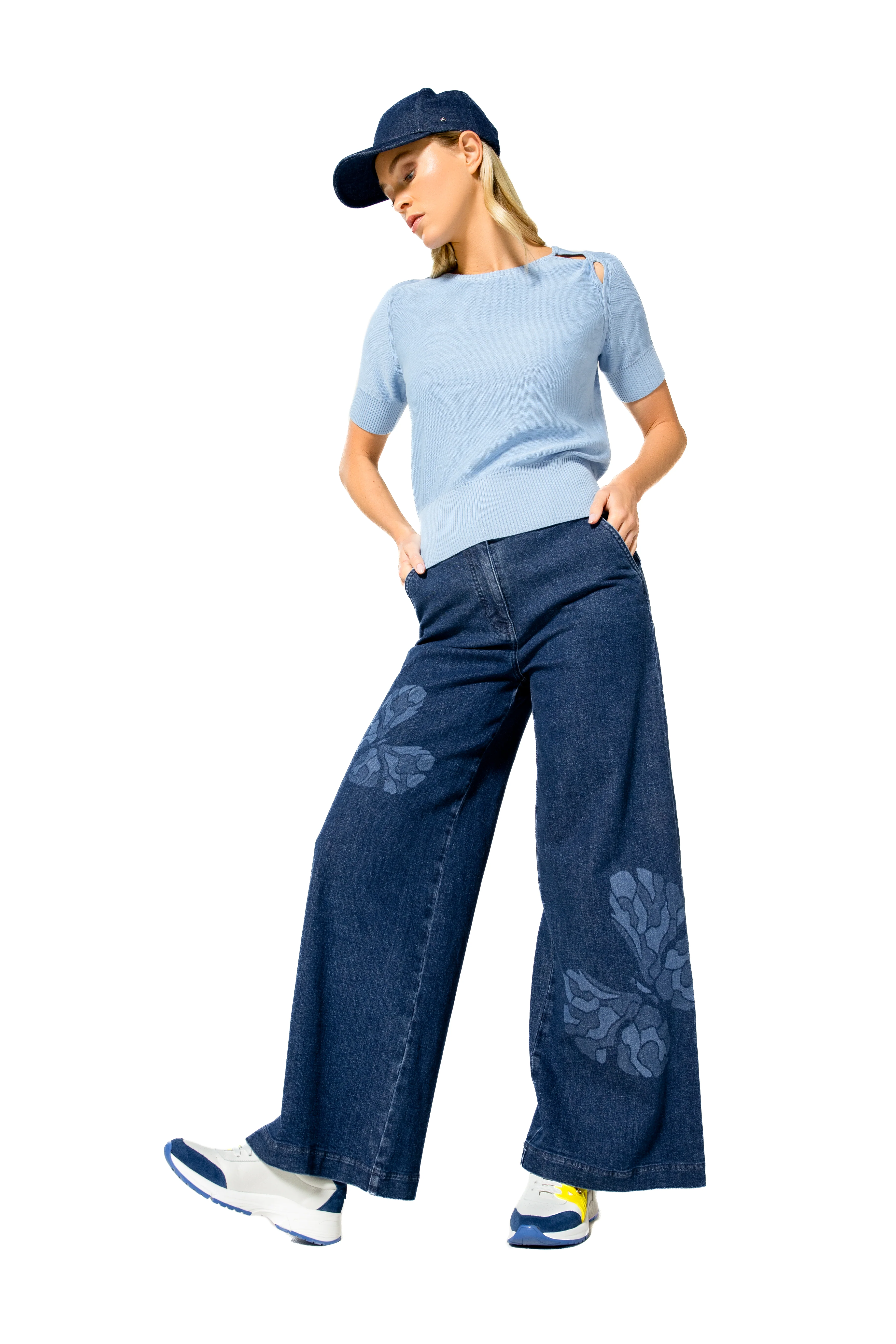 Pulls blauw Caroline Biss - Image 3