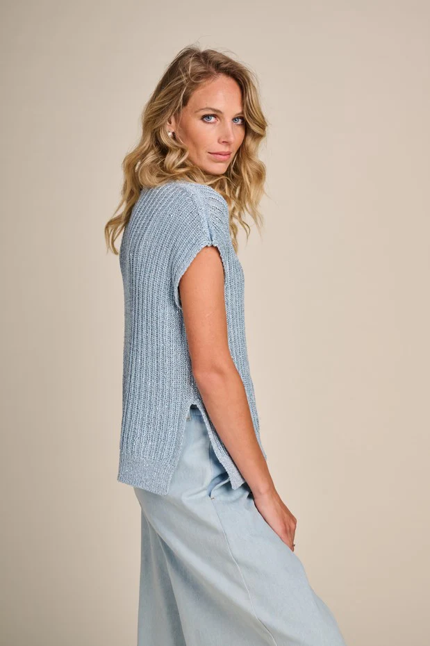 Pulls blauw Due Amanti - Image 3