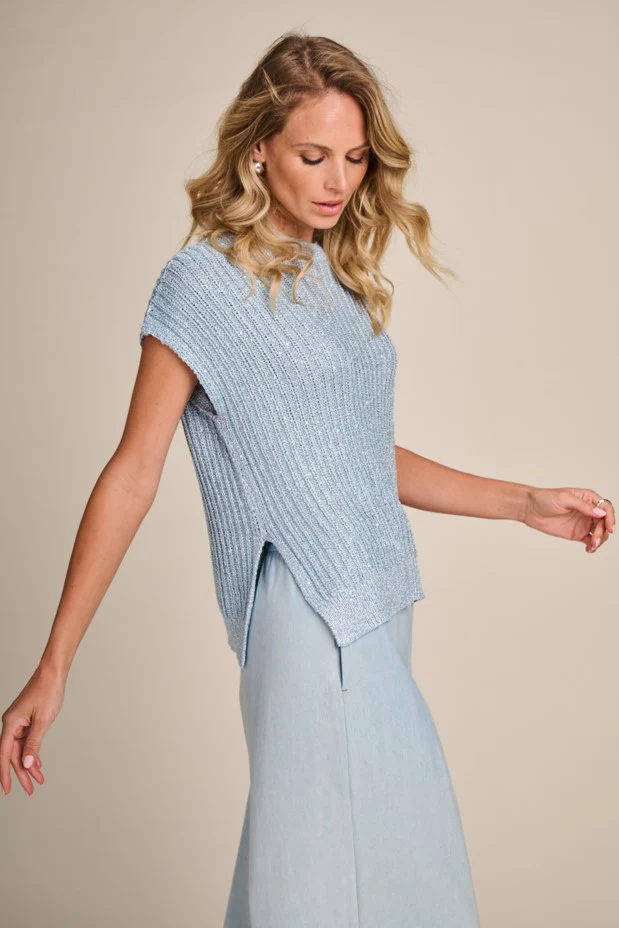Pulls blauw Due Amanti - Image 5
