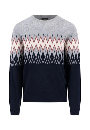Pulls blauw Fynch-Hatton