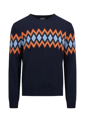 Pulls blauw Fynch-Hatton