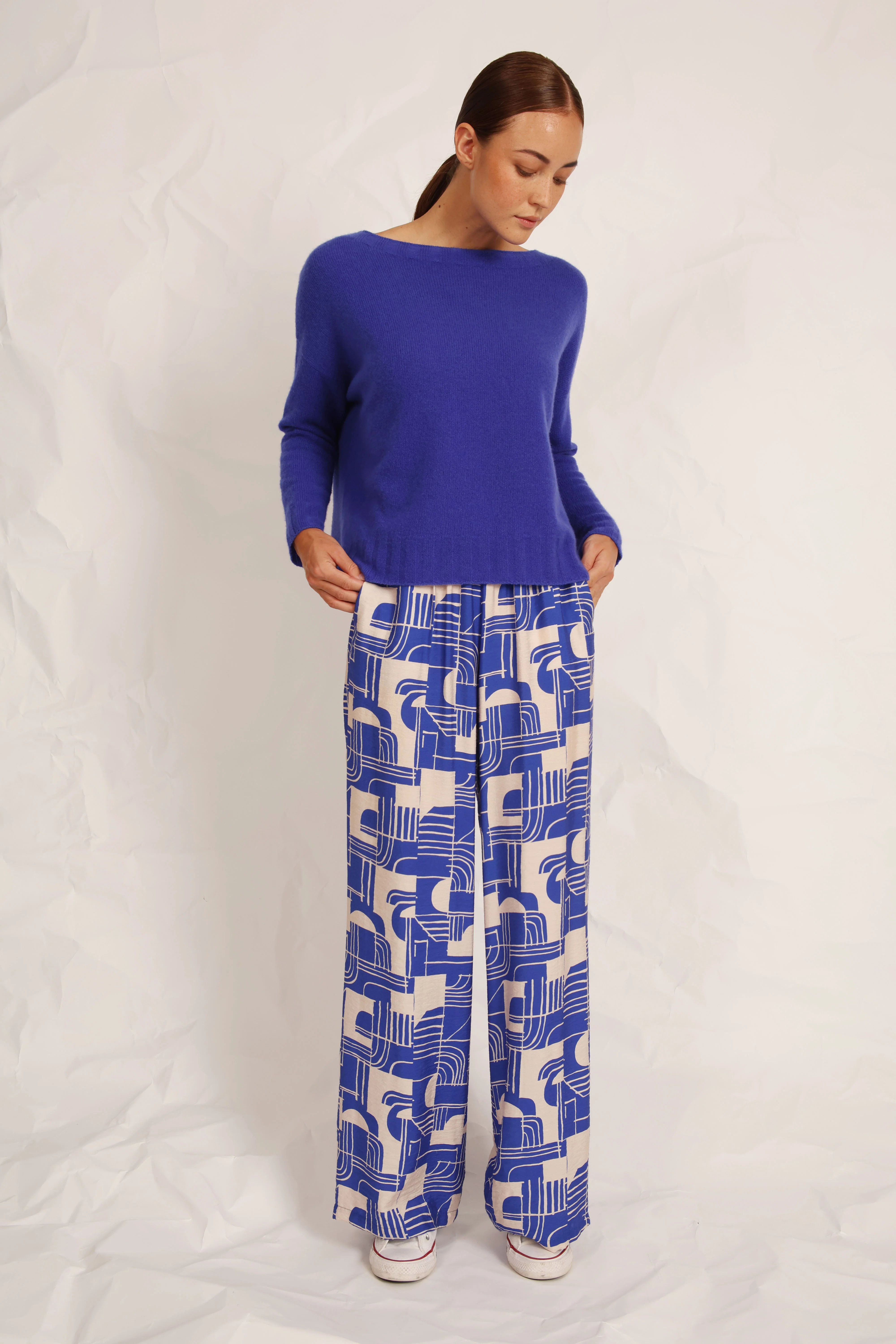 Pulls blauw Hampton Bays