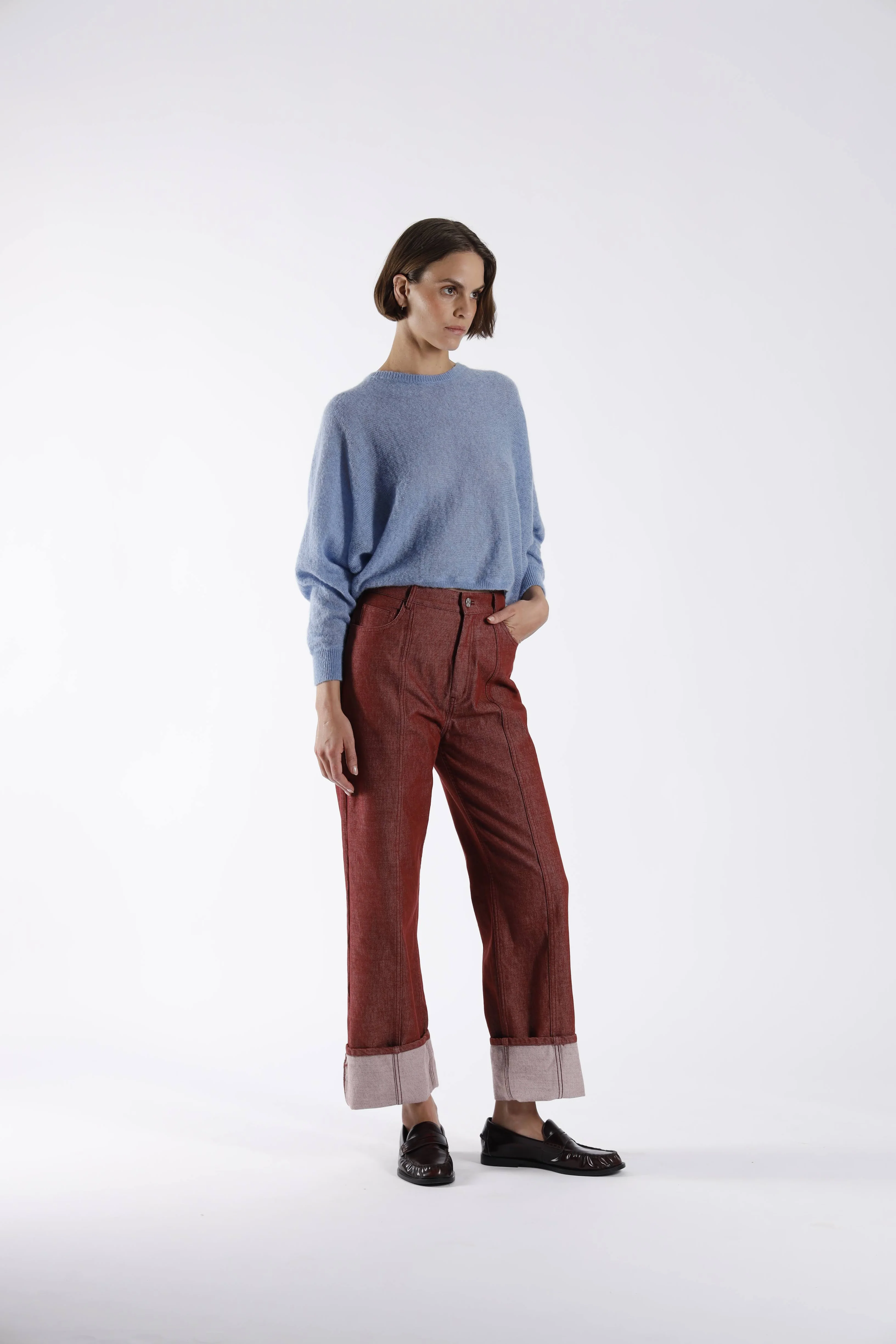 Pulls blauw Julia June